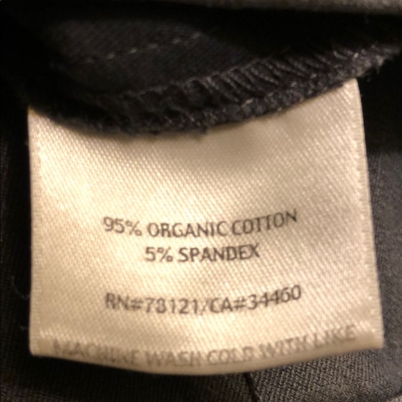 Eileen Fisher Blue-Grey Cotton Crop Pant Size 10 - Picture 7 of 7